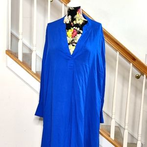 H&M Long Blue Tunic Dress